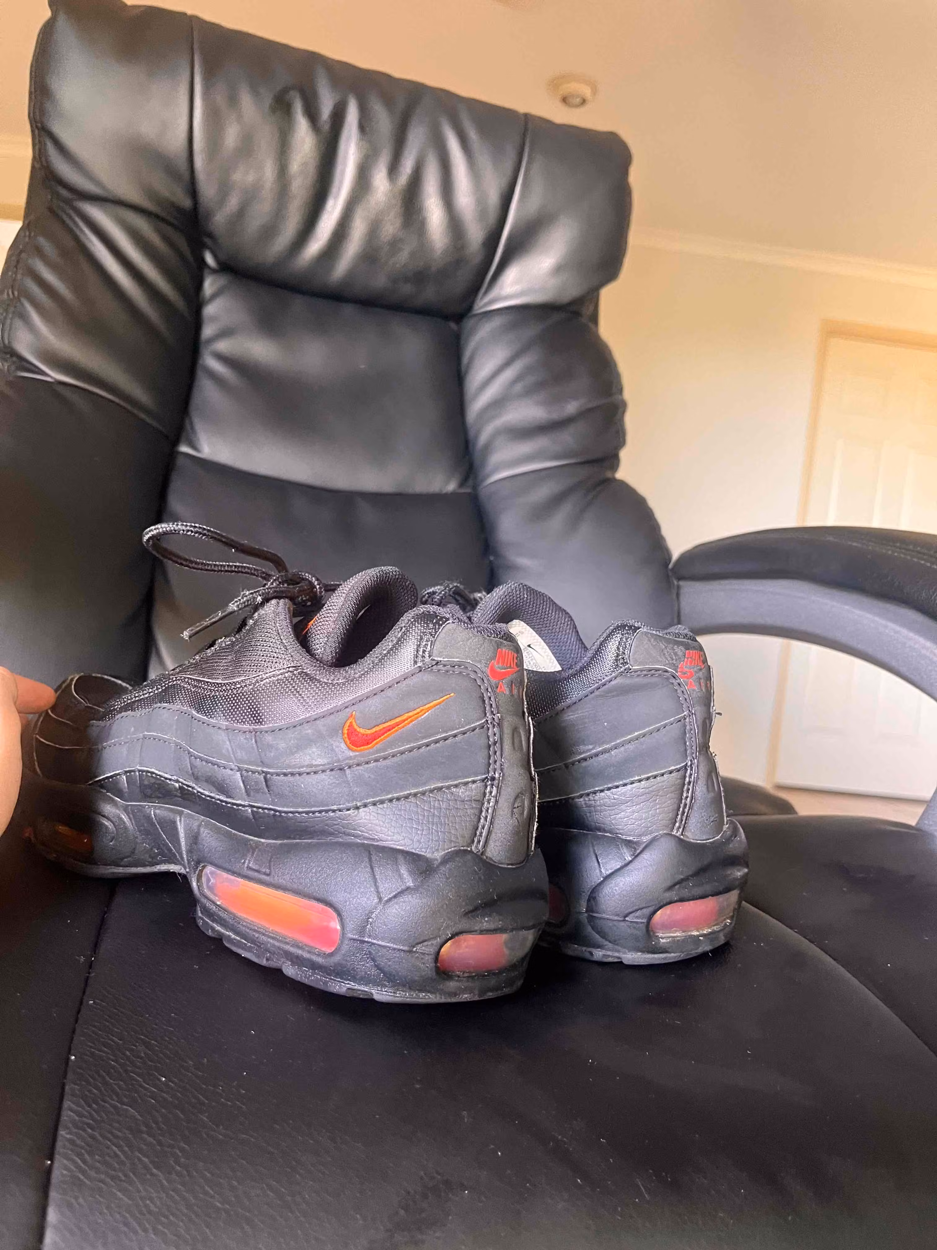 Nike Air Max 95 'Black Red Orange' FZ4626-002 Nike Air Max 95 'Black Red Orange' FZ4626-002